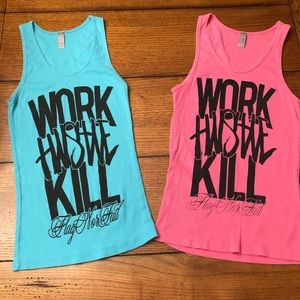 Flag Nor Fail Ribbed Tanks - 2